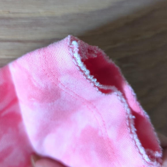 NWT Appaman Girl's Peanuts Long Sleeves Pink Tie Dye Sweatshirt Kids Size: 8 & 6 - Picture 4 of 7